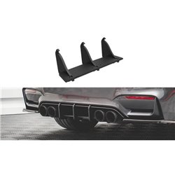 Maxton - Street Pro Central Diffuseur Arriere BMW M4 F82 Rouge
