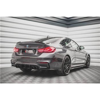 Maxton - Street Pro Central Diffuseur Arriere BMW M4 F82 Rouge