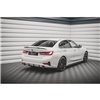 Maxton - Street Pro Central Diffuseur Arriere BMW 3 G20 / G21 Noir-Rouge