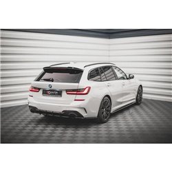 Maxton - Street Pro Central Diffuseur Arriere BMW 3 G20 / G21 M-Pack Noir-Rouge