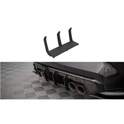 Maxton - Street Pro Central Diffuseur Arriere BMW M3 Sedan / Touring G80 Noir