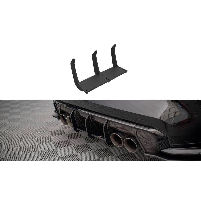 Maxton - Street Pro Central Diffuseur Arriere BMW M3 Sedan / Touring G80 Noir