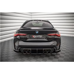 Maxton - Street Pro Central Diffuseur Arriere BMW M3 Sedan / Touring G80 Noir
