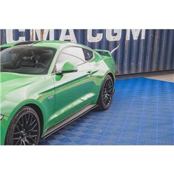 Maxton - Street Pro Lame Du Pare Chocs Arriere V.1 Ford Mustang GT Mk6 Facelift Noir