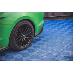 Maxton - Street Pro Lame Du Pare Chocs Arriere V.1 Ford Mustang GT Mk6 Facelift Noir