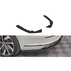 Maxton - Street Pro Lame Du Pare Chocs Arriere Volkswagen Arteon Sedan / Shooting Brake R-Line Mk1 Facelift Noir-Rouge