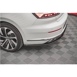 Maxton - Street Pro Lame Du Pare Chocs Arriere Volkswagen Arteon Sedan / Shooting Brake R-Line Mk1 Facelift Noir-Rouge