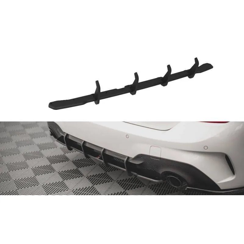 Maxton - Street Pro Central Diffuseur Arriere BMW 3 G20 / G21 M-Pack Noir