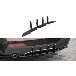 Maxton - Street Pro Central Diffuseur Arriere BMW 4 M-Pack G22 / G23 / G22 Facelift / G23 Facelift Rouge