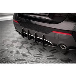 Maxton - Street Pro Central Diffuseur Arriere BMW 4 M-Pack G22 / G23 / G22 Facelift / G23 Facelift Rouge