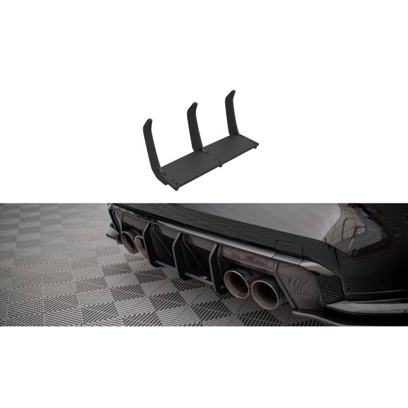 Maxton - Street Pro Central Diffuseur Arriere BMW M3 Sedan / Touring G80 Rouge
