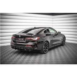 Maxton - Street Pro Lame Du Pare Chocs Arriere BMW 4 M-Pack G22 / G23 / G22 Facelift / G23 Facelift Noir