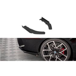 Maxton - Street Pro Lame Du Pare Chocs Arriere BMW 4 M-Pack G22 / G23 / G22 Facelift / G23 Facelift Noir + Rabats Brillant