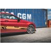 Maxton - Street Pro Rajouts Des Bas De Caisse Mercedes-AMG C43 / AMG-Line Coupe C205 Noir + Rabats Brillant 