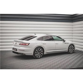 Maxton - Street Pro Rajouts Des Bas De Caisse V.1 Volkswagen Arteon R/ R-Line Sedan / Shooting Brake Mk1 Facelift Noir