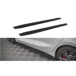 Maxton - Street Pro Rajouts Des Bas De Caisse Audi S3 / A3 S-Line 8Y / 8Y Facelift Noir-Rouge