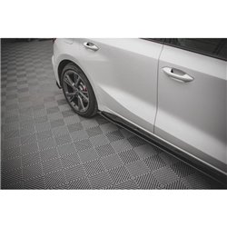 Maxton - Street Pro Rajouts Des Bas De Caisse Audi S3 / A3 S-Line 8Y / 8Y Facelift Noir-Rouge