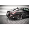 Maxton - Street Pro Lame Du Pare Chocs Arriere BMW 4 M-Pack G22 / G23 / G22 Facelift / G23 Facelift Noir-Rouge + Rabats Brillant