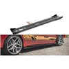 Maxton - Street Pro Rajouts Des Bas De Caisse Mercedes-AMG C43 / AMG-Line Coupe C205 Noir-Rouge + Rabats Brillant