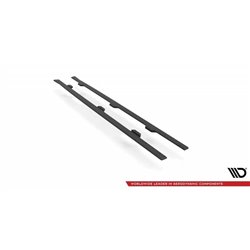 Maxton - Street Pro Rajouts Des Bas De Caisse BMW 4 M-Pack / M440i G22 / G23 / G22 Facelift / G23 Facelift Noir-Rouge