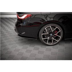 Maxton - Street Pro Lame Du Pare Chocs Arriere BMW 4 M-Pack G22 / G23 / G22 Facelift / G23 Facelift Noir-Rouge