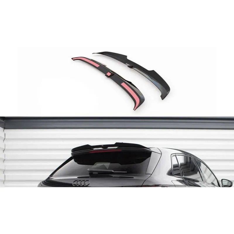 Maxton - Spoiler Cap V.2 Audi RS3 / S3 / A3 S-Line Sportback 8Y / 8Y Facelift Noir Brillant