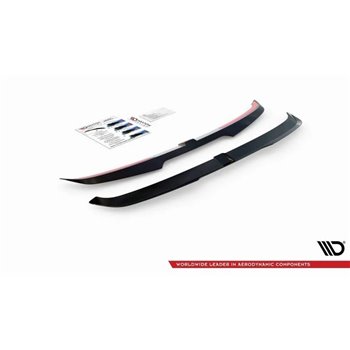 Maxton - Becquet V.2 Audi RS3 / S3 / A3 S-Line Sportback 8Y / 8Y Facelift Noir Brillant