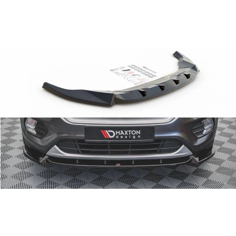 Maxton - Lame Du Pare-Chocs Avant Ford Escape Mk3 Noir Brillant