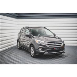 Maxton - Lame Du Pare-Chocs Avant Ford Escape Mk3 Noir Brillant