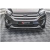Maxton - Lame Du Pare-Chocs Avant Ford Escape Mk3 Noir Brillant