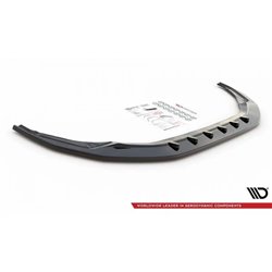 Maxton - Lame Du Pare-Chocs Avant V.1 Audi S3 / A3 S-Line 8Y Noir Brillant