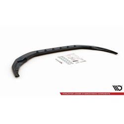 Maxton - Lame Du Pare-Chocs Avant V.1 Audi S3 / A3 S-Line 8Y Noir Brillant
