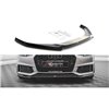 Maxton - Lame Du Pare-Chocs Avant V.4 Audi S4 / A4 S-Line B9 Noir Brillant