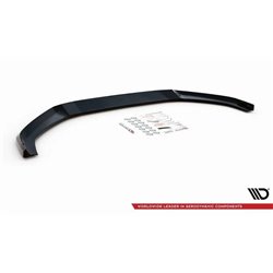 Maxton - Lame Du Pare-Chocs Avant V.4 Audi S4 / A4 S-Line B9 Noir Brillant