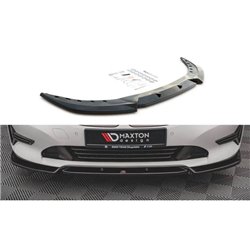 Maxton - Lame Du Pare-Chocs Avant V.1 BMW 3 G20 / G21 Noir Brillant