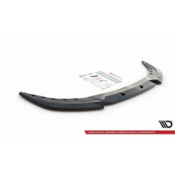 Maxton - Lame Du Pare-Chocs Avant V.1 BMW 3 G20 / G21 Noir Brillant