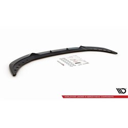 Maxton - Lame Du Pare-Chocs Avant V.1 BMW 3 G20 / G21 Noir Brillant