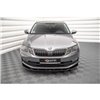 Maxton - Lame Du Pare-Chocs Avant V.2 Skoda Octavia Mk3 Facelift Noir Brillant