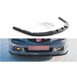 Maxton - Lame Du Pare-Chocs Avant V.2 Honda Accord Mk7 Type-S Noir Brillant