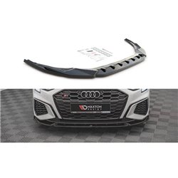 Maxton - Lame Du Pare-Chocs Avant V.3 Audi S3 / A3 S-Line 8Y Noir Brillant