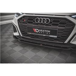 Maxton - Lame Du Pare-Chocs Avant V.3 Audi S3 / A3 S-Line 8Y Noir Brillant