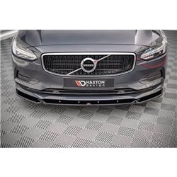 Maxton - Lame Du Pare-Chocs Avant V.1 Volvo V90 Mk2 Noir Brillant