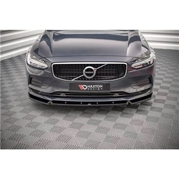 Maxton - Lame Du Pare-Chocs Avant V.2 Volvo V90 Mk2 Noir Brillant