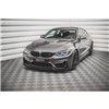 Maxton - Lame Du Pare-Chocs Avant BMW M4 F82 Noir Brillant