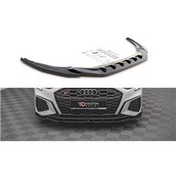 Maxton - Lame Du Pare-Chocs Avant V.4 Audi S3 / A3 S-Line 8Y Noir Brillant