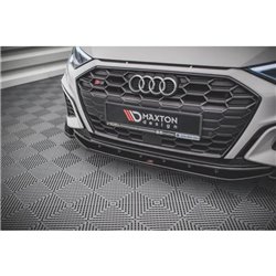 Maxton - Lame Du Pare-Chocs Avant V.4 Audi S3 / A3 S-Line 8Y Noir Brillant