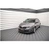 Maxton - Lame Du Pare-Chocs Avant V.1 Skoda Octavia Mk3 Facelift Noir Brillant