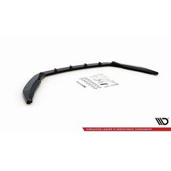 Maxton - Lame Du Pare-Chocs Avant V.1 Skoda Octavia Mk3 Facelift Noir Brillant
