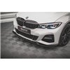 Maxton - Lame Du Pare-Chocs Avant V.4 BMW 3 G20 / G21 M-Pack Noir Brillant