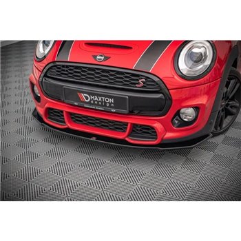 Maxton - Lame Du Pare-Chocs Avant Mini Cooper S John Cooper Works F56 Noir Brillant